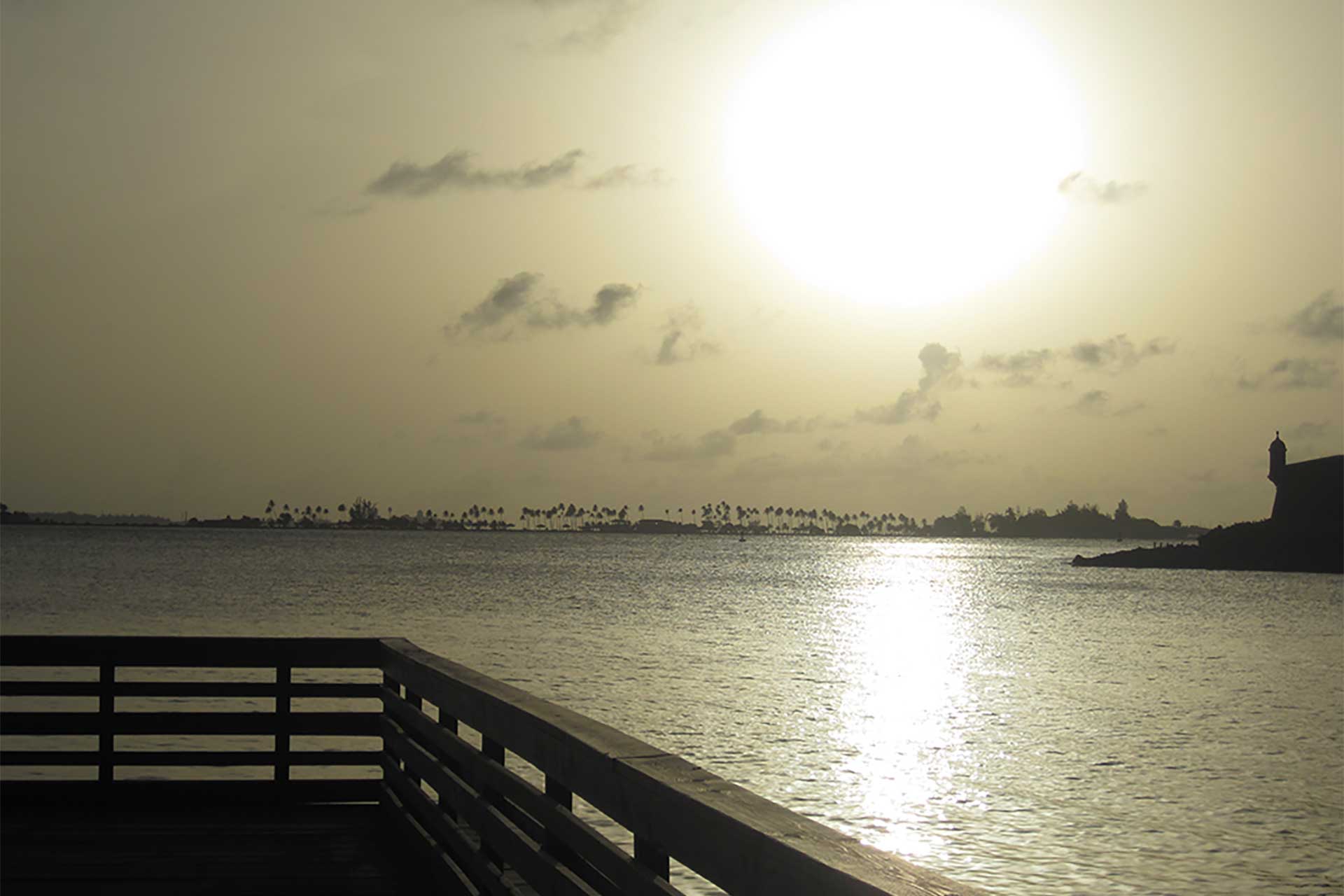 Sunset in Old San Juan