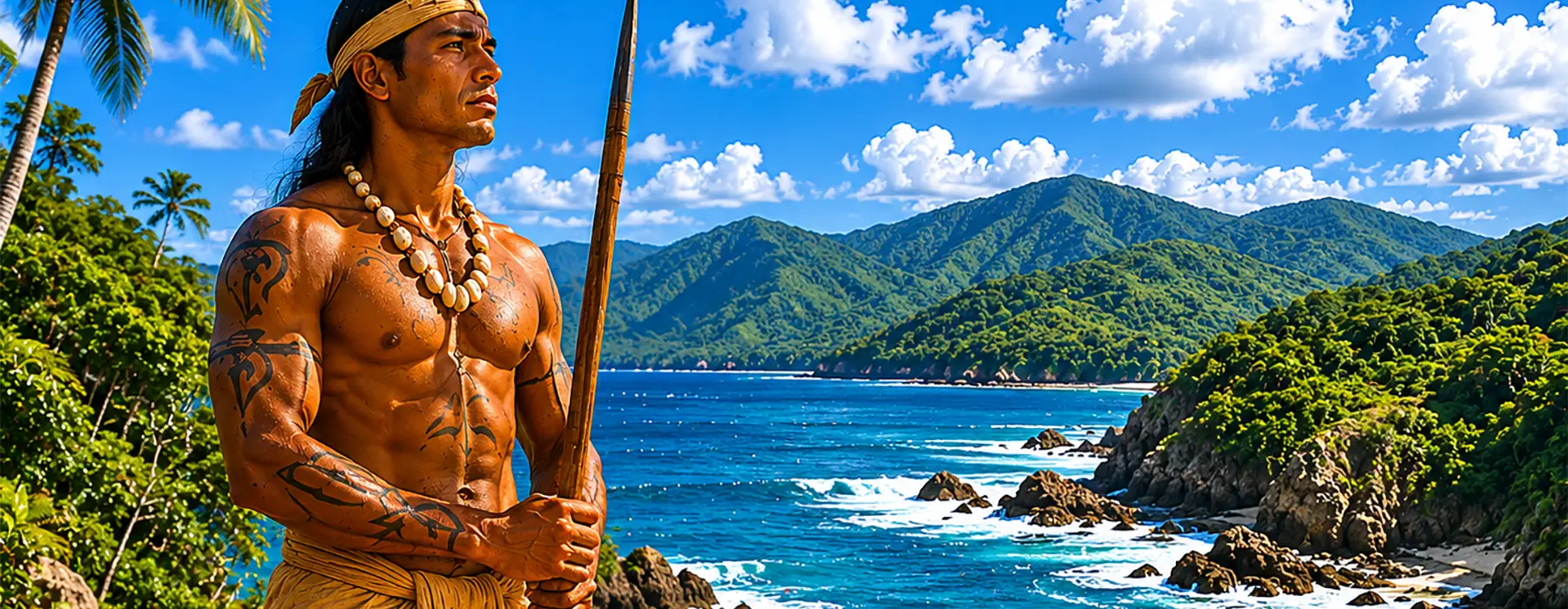 Taino Indian Illustration