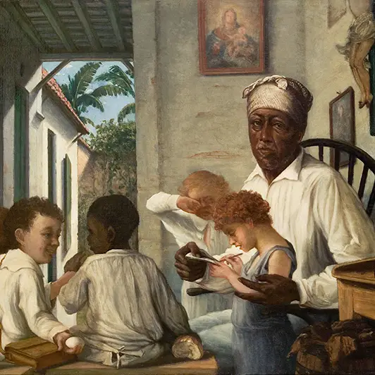 El velorio (1893) by Francisco Oller y Cestero