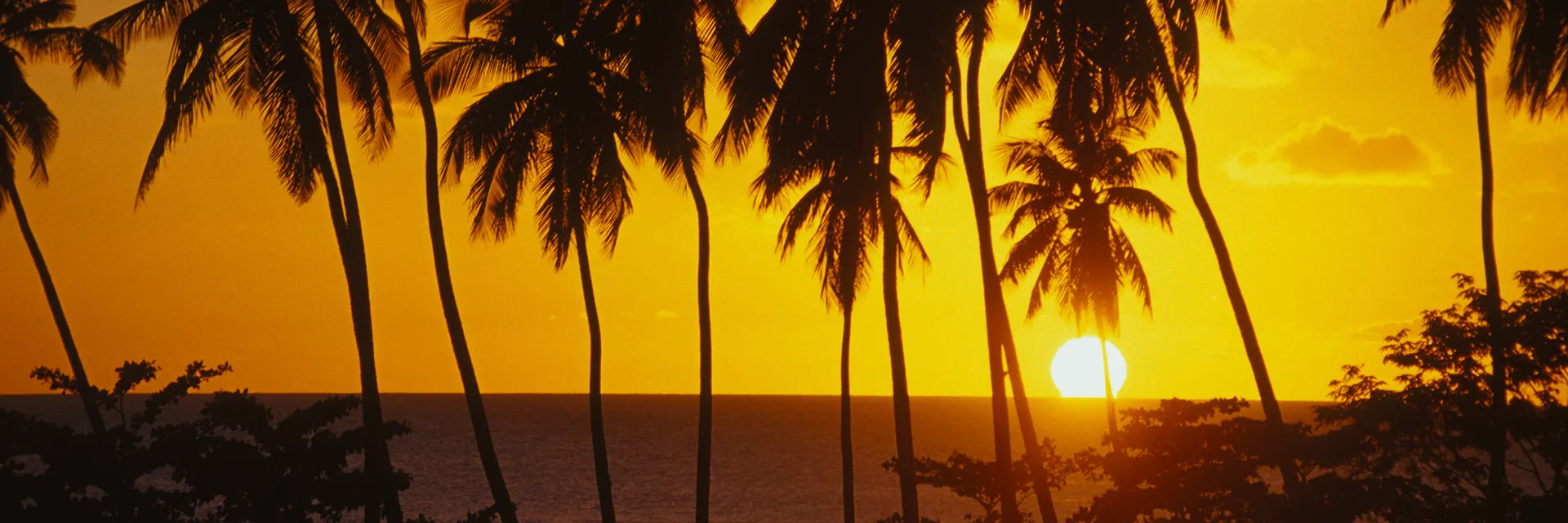 Beautiful sunset in Puerto Rico