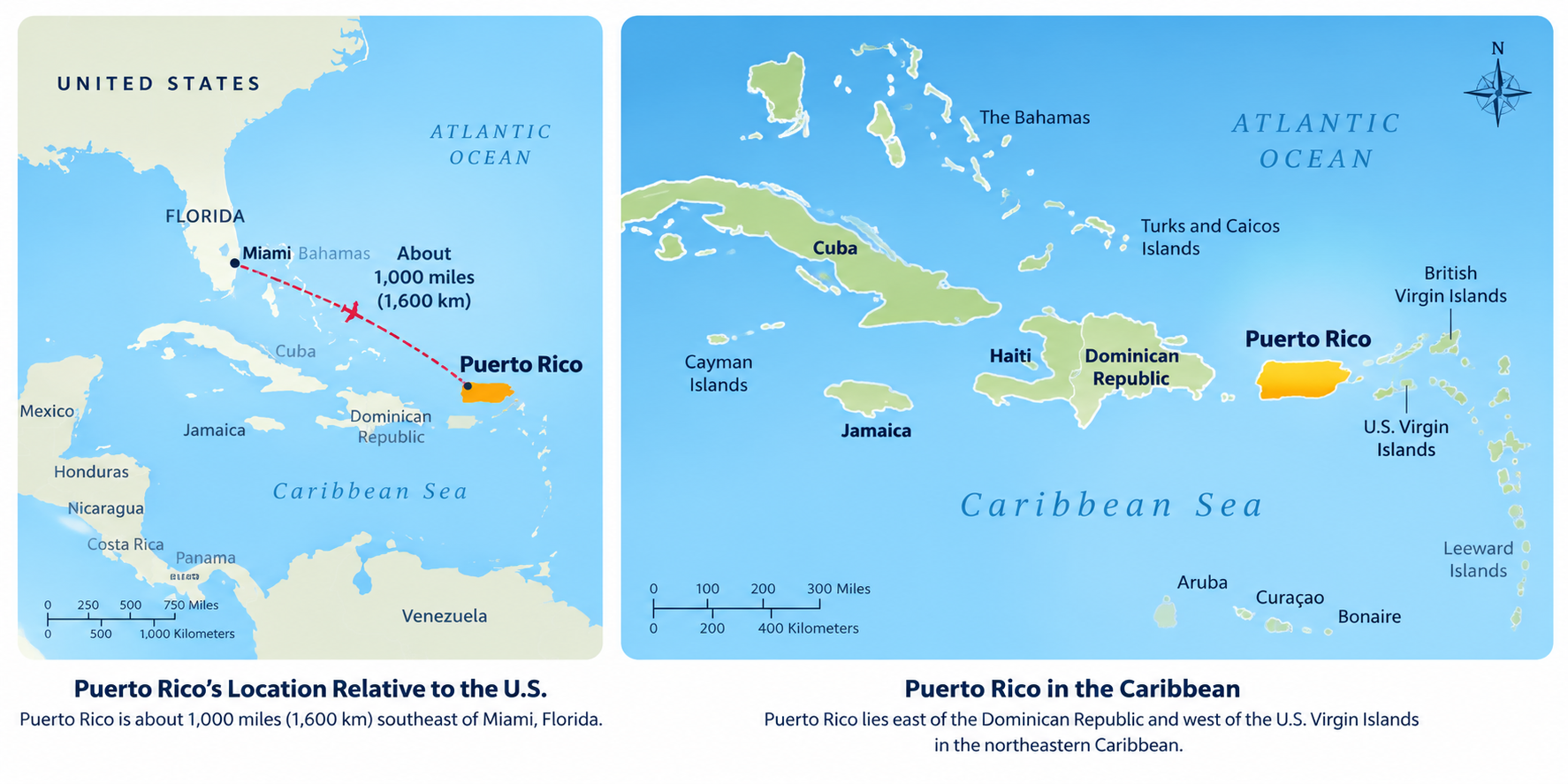 Where is Puerto Rico? illustration